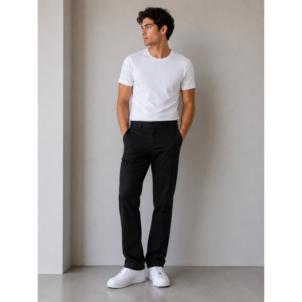Hurley Mens Straight Fit Twill Pants 36x32 Black Skate Casual Streetwear NWT